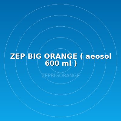 ZEP BIG ORANGE ( aeosol 600 ml )