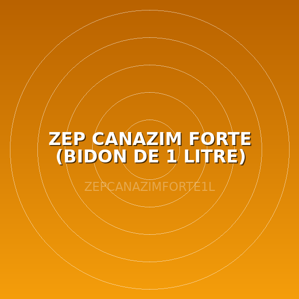 ZEP CANAZIM FORTE (BIDON DE 1 LITRE)