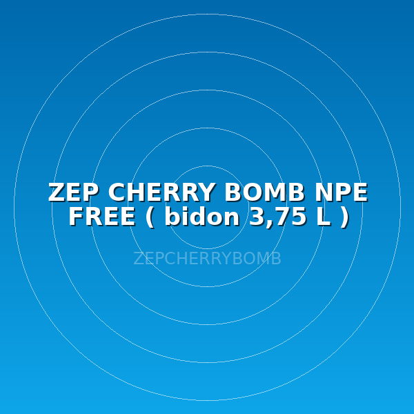 ZEP CHERRY BOMB NPE FREE ( bidon 3,75 L )