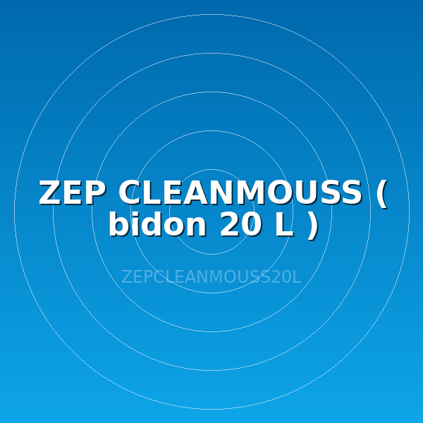 ZEP CLEANMOUSS ( bidon 20 L )