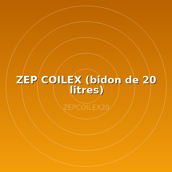 ZEP COILEX (bidon de 20 litres)