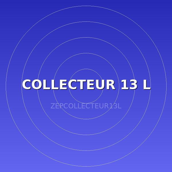 COLLECTEUR 13 L