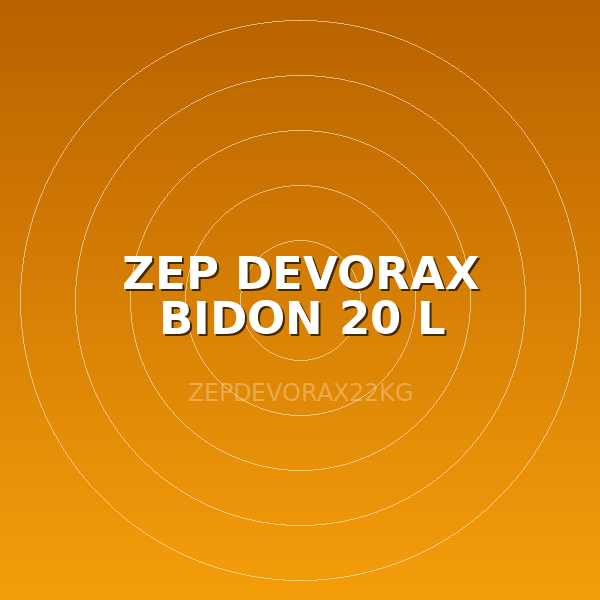 ZEP DEVORAX BIDON 20 L
