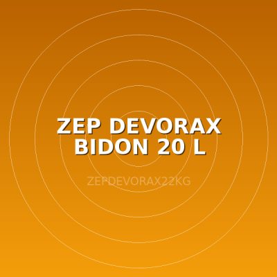 ZEP DEVORAX BIDON 20 L