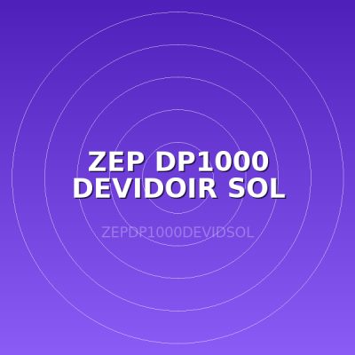 ZEP DP1000 DEVIDOIR SOL