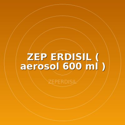 ZEP ERDISIL ( aerosol 600 ml )