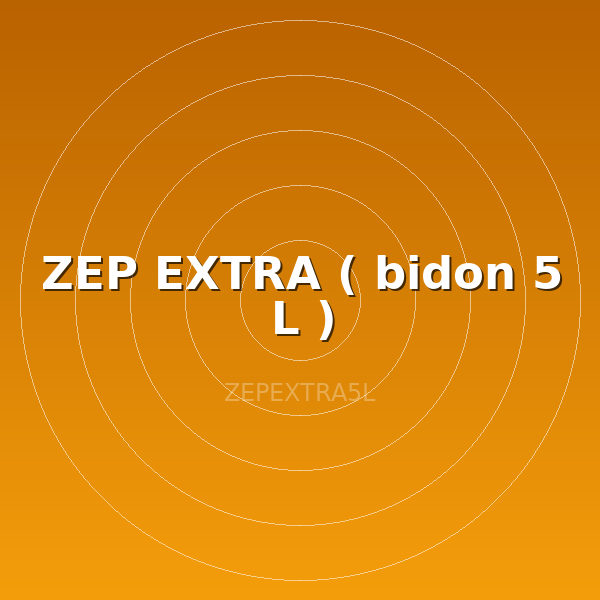 ZEP EXTRA ( bidon 5 L )