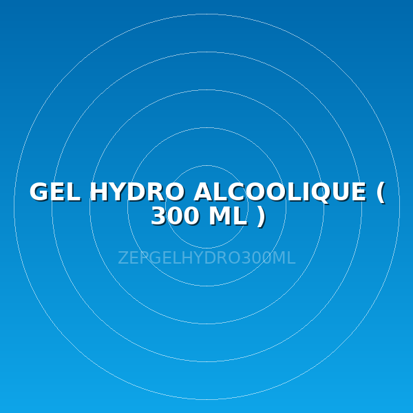 GEL HYDRO ALCOOLIQUE ( 300 ML )