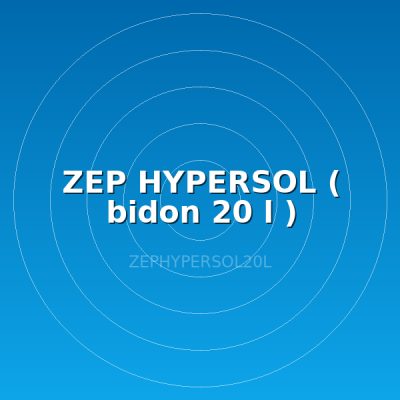 ZEP HYPERSOL ( bidon 20 l )