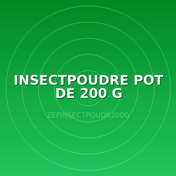 INSECTPOUDRE POT DE 200 G