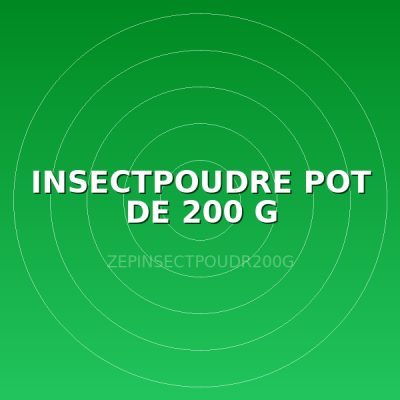 INSECTPOUDRE POT DE 200 G