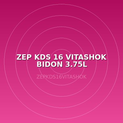 ZEP KDS 16 VITASHOK BIDON 3.75L