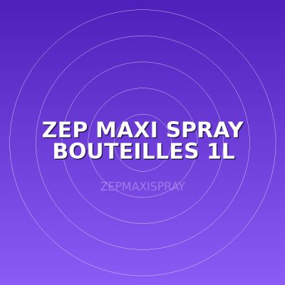 ZEP MAXI SPRAY BOUTEILLES 1L