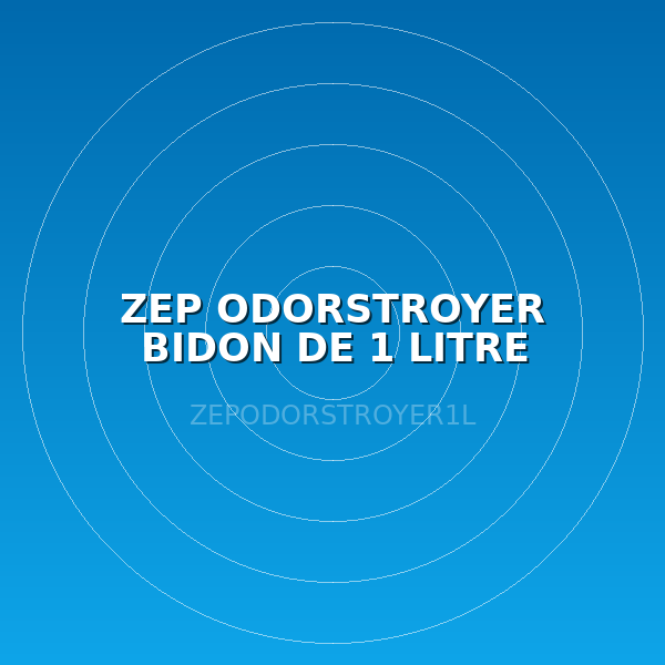 ZEP ODORSTROYER BIDON DE 1 LITRE