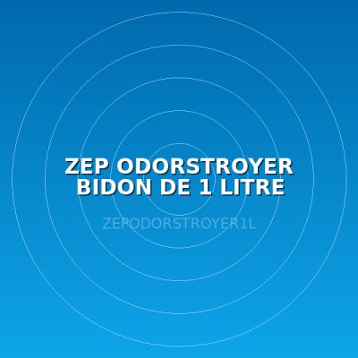 ZEP ODORSTROYER BIDON DE 1 LITRE
