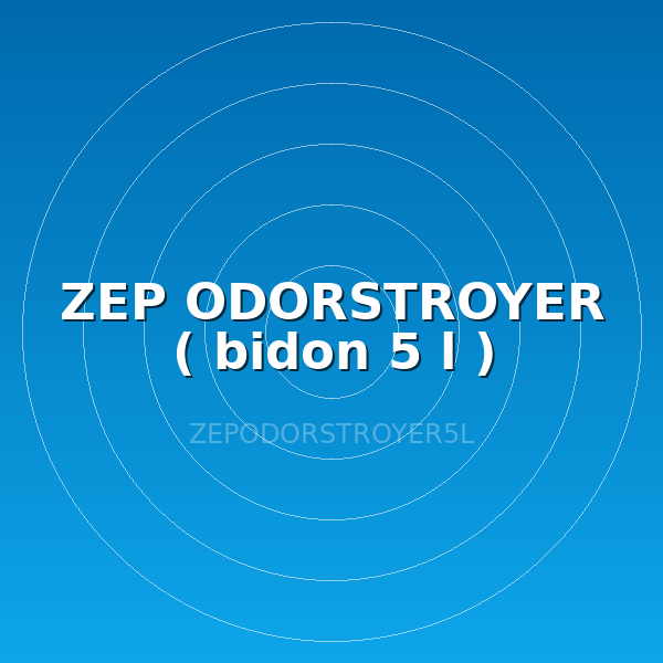 ZEP ODORSTROYER ( bidon 5 l )
