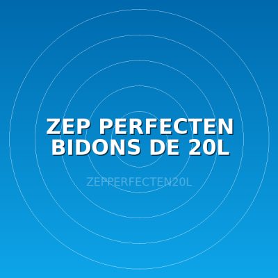 ZEP PERFECTEN BIDONS DE 20L