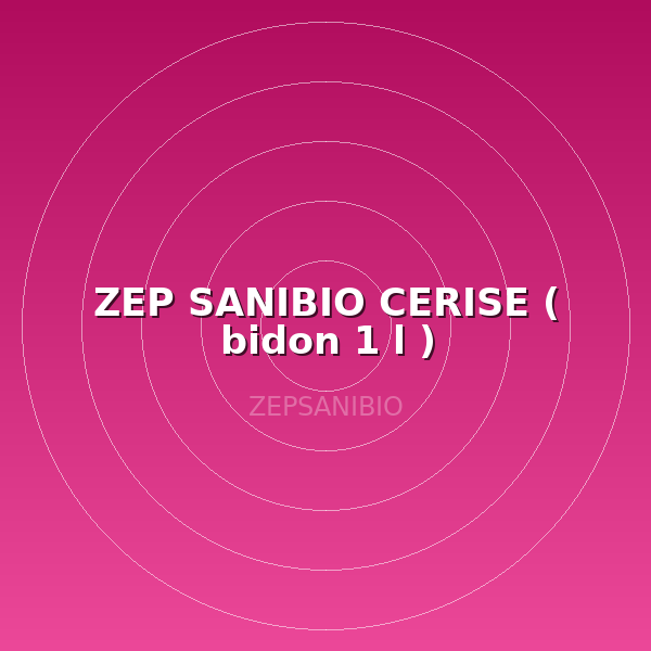 ZEP SANIBIO CERISE ( bidon 1 l )
