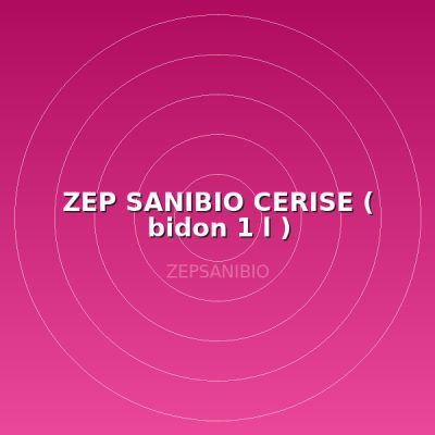 ZEP SANIBIO CERISE ( bidon 1 l )