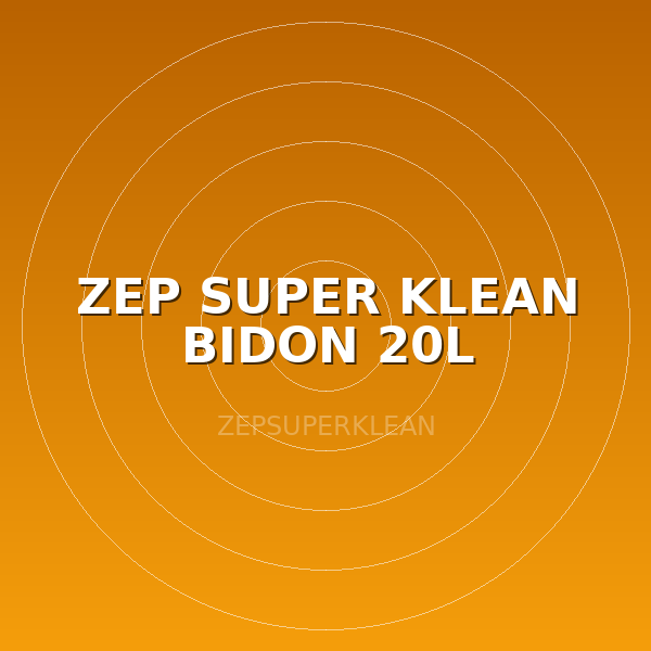 ZEP SUPER KLEAN BIDON 20L