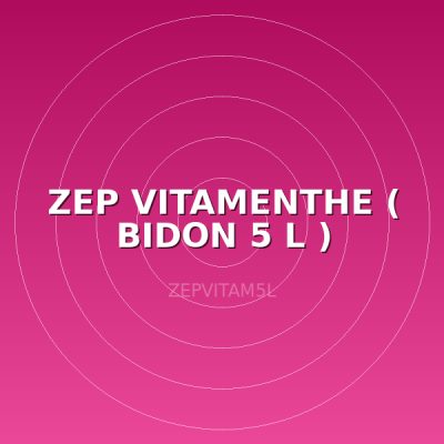 ZEP VITAMENTHE ( BIDON 5 L )