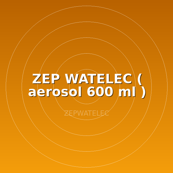 ZEP WATELEC ( aerosol 600 ml )