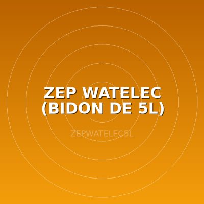 ZEP WATELEC (BIDON DE 5L)