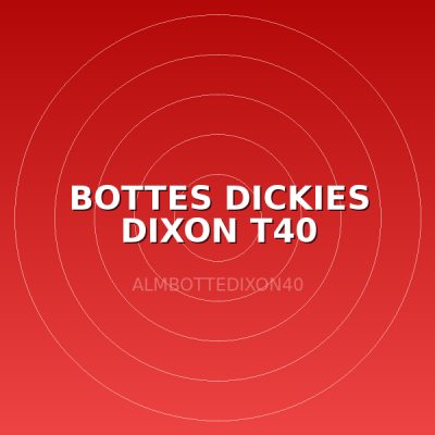 BOTTES DICKIES DIXON T40