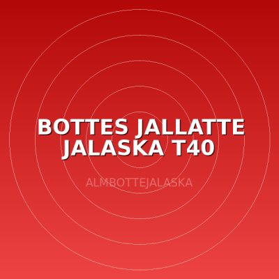 BOTTES JALLATTE JALASKA T40