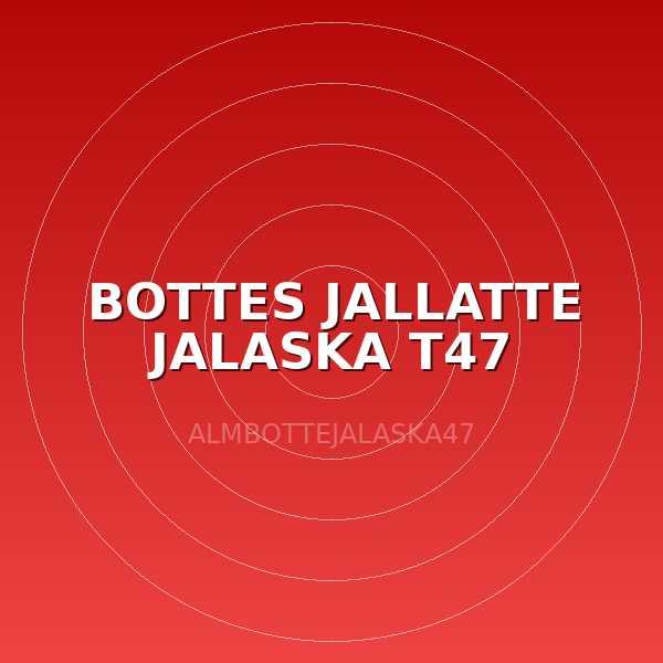 BOTTES JALLATTE JALASKA T47