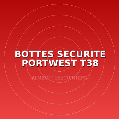 BOTTES SECURITE PORTWEST T38