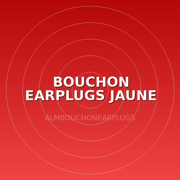 BOUCHON EARPLUGS JAUNE  SA8502