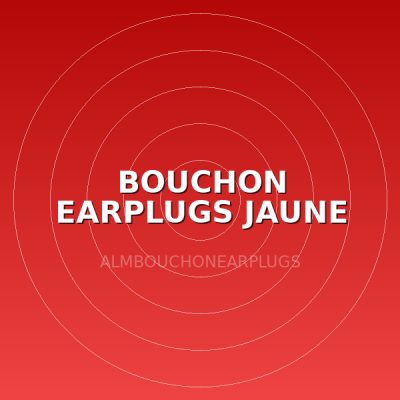 BOUCHON EARPLUGS JAUNE  SA8502