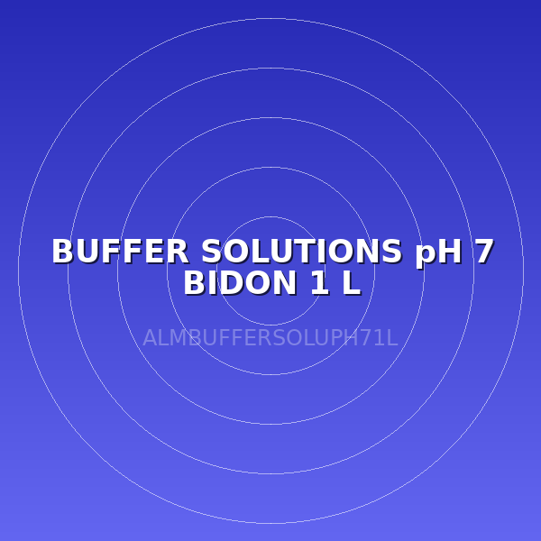 BUFFER SOLUTIONS pH 7 BIDON 1 L