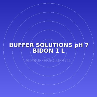 BUFFER SOLUTIONS pH 7 BIDON 1 L
