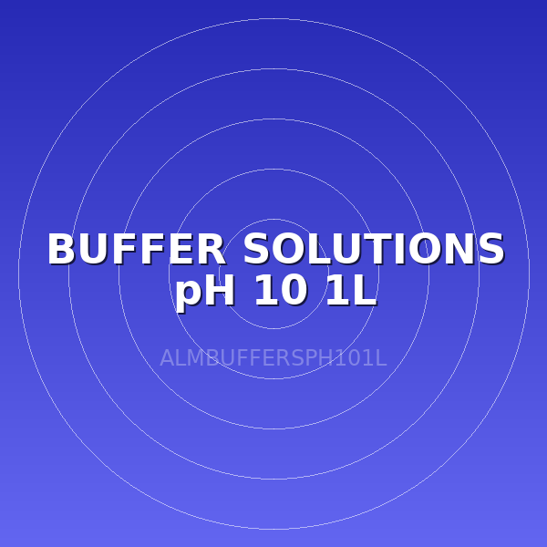 BUFFER SOLUTIONS pH 10 1L