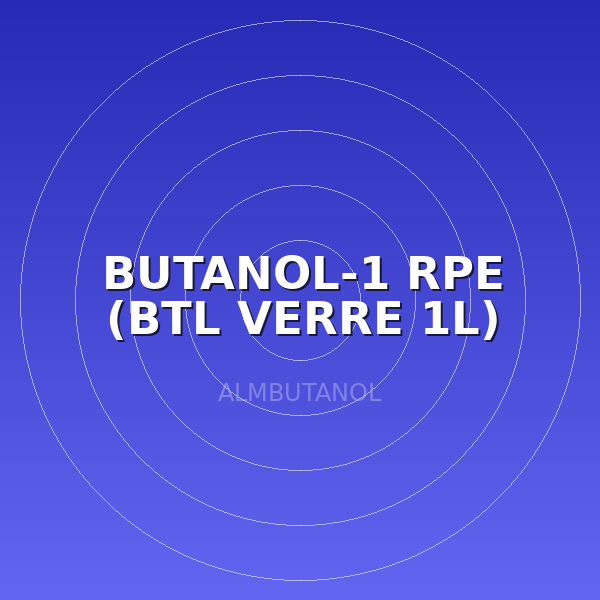 BUTANOL-1 RPE (BTL VERRE 1L)