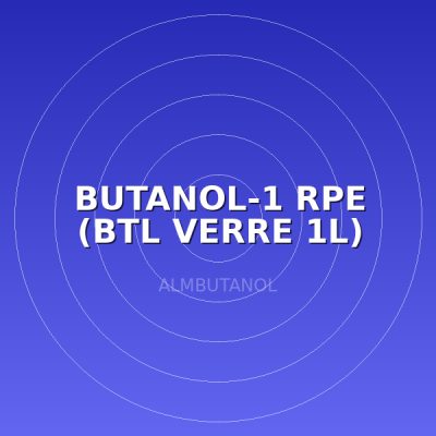 BUTANOL-1 RPE (BTL VERRE 1L)