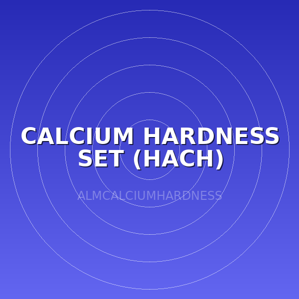 CALCIUM HARDNESS SET (HACH)