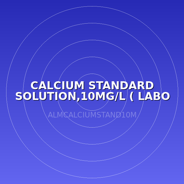 CALCIUM STANDARD SOLUTION,10MG/L ( LABO )