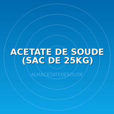 ACETATE DE SOUDE (SAC DE 25KG)