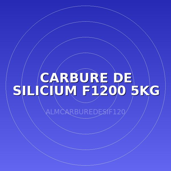 CARBURE DE SILICIUM F1200 5KG
