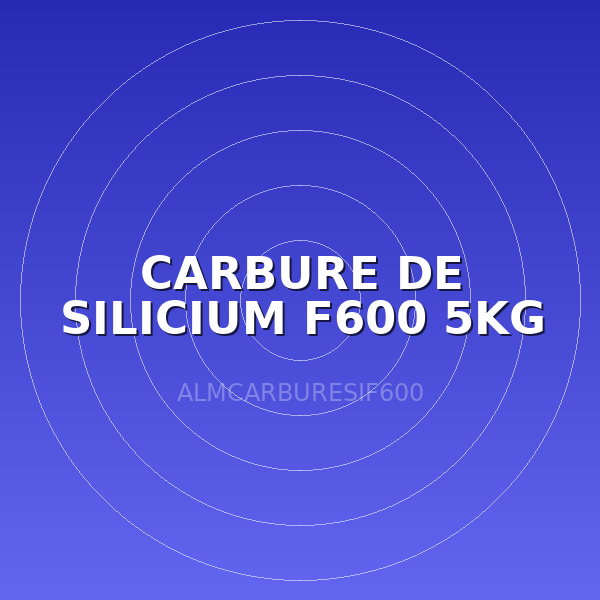 CARBURE DE SILICIUM F600 5KG