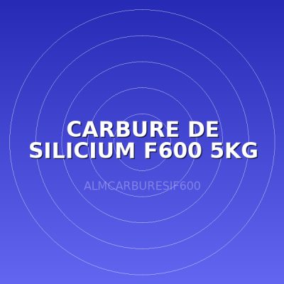CARBURE DE SILICIUM F600 5KG