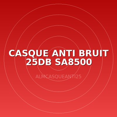 CASQUE ANTI BRUIT 25DB SA8500