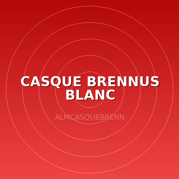 CASQUE BRENNUS BLANC