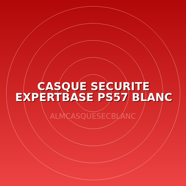 CASQUE SECURITE EXPERTBASE PS57 BLANC