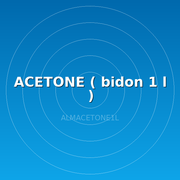 ACETONE ( bidon 1 l )