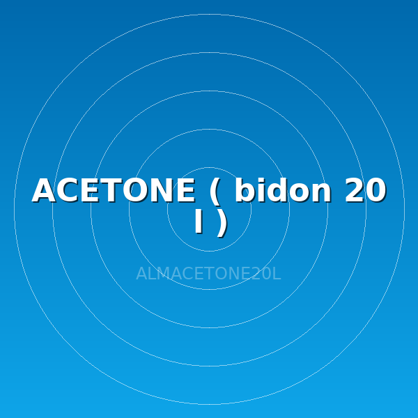 ACETONE ( bidon 20 l )