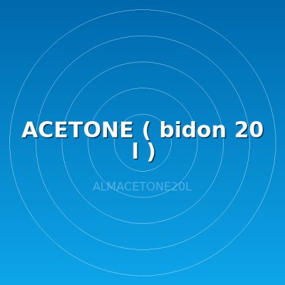 ACETONE ( bidon 20 l )